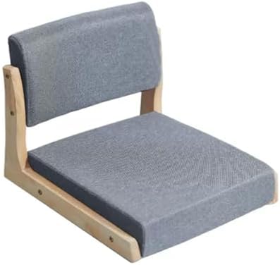 Floor Chair Floor Chair Meditation Chair Japanese Bed Vintage Chair With Backrest Multifunctional Wooden Chair Living Room Bedroom Furniture Space Saving High Stability Office Chair Floor Sofa (Style