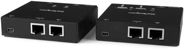 StarTech.com HDMI over CAT6 Extender with 4-port USB Hub - Remote HDMI over CAT5 or CAT6 - 165 ft (50m) - 1080p  TAA (ST121USBHD)
