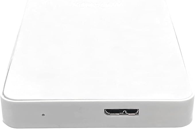 Avolusion Z1-S 500GB USB 3.0 Portable External Gaming Hard Drive - White (for PS4 Pre-Formatted) - 2 Year Warranty (Renewed)