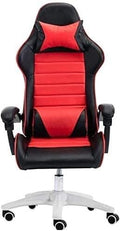 Gaming Chair Computer Chairs Chair Computer Chair Ergonomics Executive Desk Chair Height Adjustable E-Sports Gamer Chairs Linkage Armrest Reclining Video Game Chair With Headrest ( Color : Black Red )