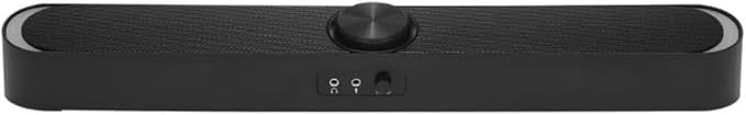 Computer Speakers for Desktop USB Powered Speaker Bar Portable Computer Speakers 3.5mm Audio Mic Plug Wired Soundbar Speaker for PC Tablet Laptop(D)