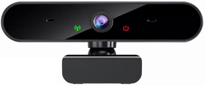 Ultra HD 4K Webcam Fixed Focus Laptop Computer Camera with Microphone USB Plug and Play Camera PC for Streaming Video Call(1080P Webcam)