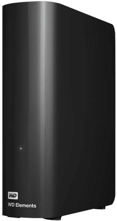 Wd Elements Black 4tb EU-Plug USB 3.0/2.0 3.5in