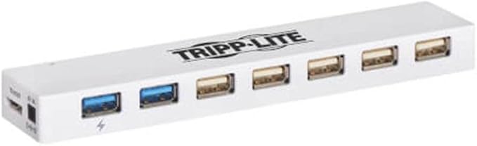 Tripp Lite USB Hub 7-Port 2 USB 3.0/5 USB 2.0 Ports Combo USB Charging (U360-007C-2x3)