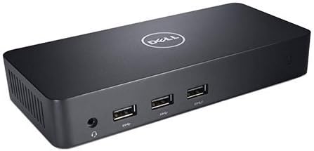 Dell USB 3.0 Ultra HD/4K Triple Display Docking Station (D3100) (Renewed)