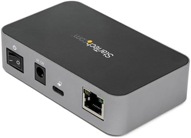 StarTech.com 3 Port USB C 3.2 Gen 2 Hub with Ethernet Adapter - 10Gbps USB Type C to 2x USB-A &amp 1x USB-C Ports - USB Hub w/ BC 1.2 Phone Fast Charging - Superspeed 10Gbps USB C Hub TAA