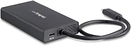StarTech.com USB-C Multiport Adapter - USB-C Travel Docking Station with 4K HDMI - 60W Power Delivery Pass-Through GbE 2pt USB-A 3.0 Hub - Portable Mini USB Type-C Dock for Laptop  TAA (DKT30CHPD)