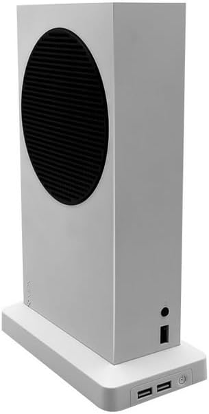 Cooling Fan for Xbox Series SDesktop Cooling Stand with 2 Built-in Fast Cooling air speeds 2 USB Ports USB-C Cable Included Non-Slip Design Stable Placement