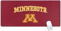 Skinit Extra Large Gaming Mouse Pad - Officially Licensed University of Minnesota Design with Stitched Edges Waterproof Non-Slip Rubber Base Desk Mat for Keyboard &amp Mouse 35.75 x 15.4 inches