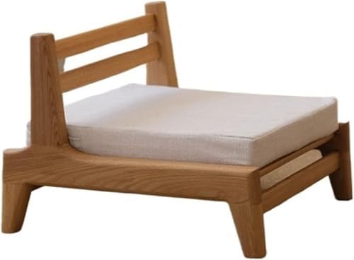 BTZHY Floor Chair Tatami Chair Japanese Bed Indoor Chair Wooden Living Room Furniture Space Saving Living Room Chair Tea Room Chairs Portable Low Chair Meditation Chair (Style 2)