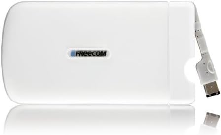 Freecom Tough Drive PRO 320GB FW+USB-2 White [Integrated USB Connection Shockproof External Mobile Hard Drive] 32705