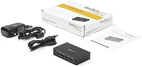 StarTech.com 7 Port USB 2.0 Hub – Portable and Compact – Bus Powered USB 2.0 Extender – USB Multiport Expander TAA (ST7202USB)