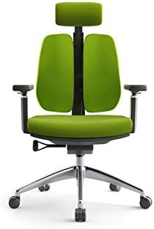 Office Chair Gaming Chair Computer Chair Creative Computer Chair Ergonomic Spine Chair Simple Waist Double Back Chair Mesh Office Chair (Color : Vert)