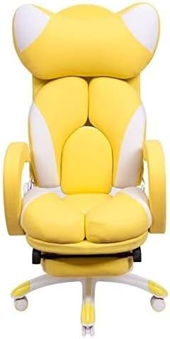Gaming Chair Racing Style Ergonomic High-Back with Massage Lumbar Support Adjustable Swivel Office Desk Chair with Retractable Footrest 260-300lbs Capacity(Type R)