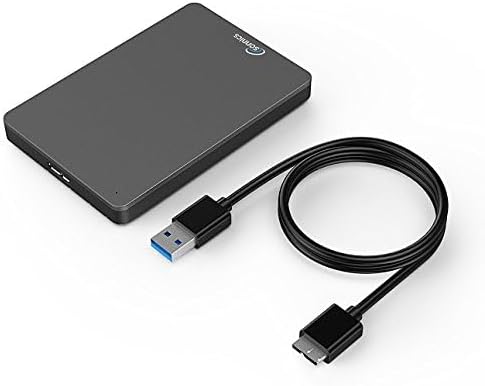 Sonnics 500GB Dark Grey External Pocket Hard Drive USB 3.0 Compatible with Windows PC Mac Xbox ONE and PS4