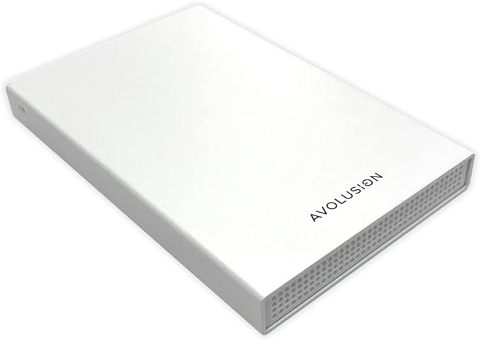 Avolusion HD250U3-WH 2TB USB 3.0 Portable External Gaming PS4 Hard Drive - White (PS4 Pre-Formatted) - 2 Year Warranty