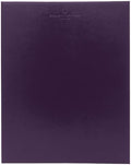 Gallery Leather Smooth Leather Mouse Pad - Portrait Layout Non-Slip &amp Waterproof Great for Work Desk &amp Home Handcrafted - Camden Violet - 10 x 8
