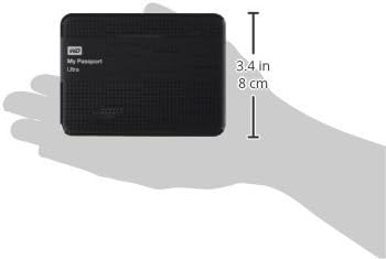 (Old Model) WD My Passport Ultra 2 TB Portable External USB 3.0 Hard Drive with Auto Backup Black