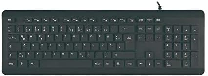 BoxWave Keyboard Compatible with Dell Inspiron 13 5310 (13.3 in) - AquaProof USB Keyboard Washable Waterproof Water Resistant - Jet Black