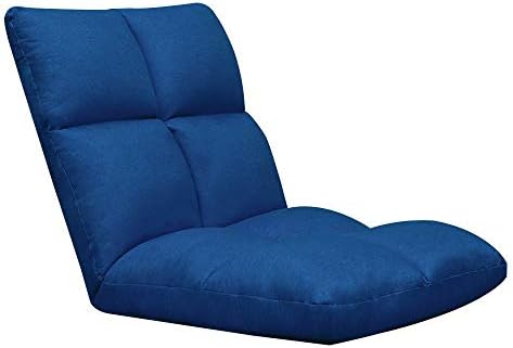 BTZHY Floor Chair Floor Chair Lazy Sofa with Backrest Folding Floor Chair Multi-Level Adjustment Folding Small Sofa Removable and Washable for Bedroom Bay Window (Color : Orange)