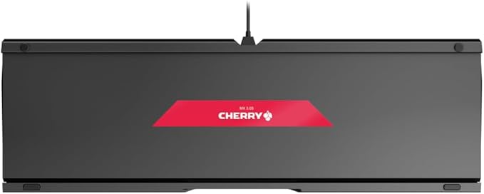 Cherry MX 3.0S Wired Mechanical Gaming Keyboard Front Lettering Keycaps Robust Aluminum Housing RGB-Lighting Full Key Rollover MX Silent RED Switches Black