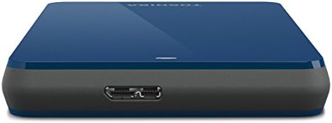Toshiba Canvio 1.0 TB USB 3.0 Portable Hard Drive - HDTC610XL3B1 (Blue)
