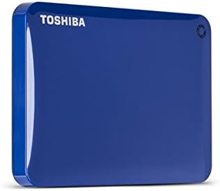Toshiba Canvio Connect II 2TB Portable Hard Drive Blue (HDTC820XL3C1)