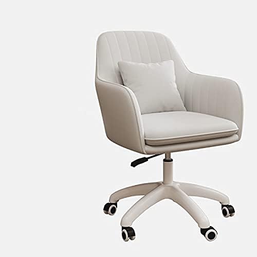 REMYS Office Chair Computer Desk Chair Modern Simplicity Gaming Chair Fashion Casual Desk Chair Bedroom Backrest Computer Armchair (Color : P)