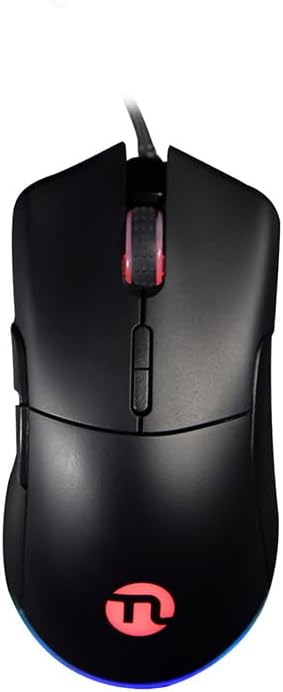 NINGMEI GM55 Wired Mouse Matte Surface Ergonomic Design Silent and Durable Gaming and Office Mouse for PC &amp Laptop