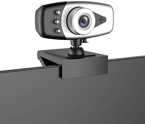 Computer Camera 720P/1080P USB Webcam with Microphone Manual Focus USB Webcam for PC Laptop Desktop Live Broadcast Video Calling Conference (Color : 1080P Camera)