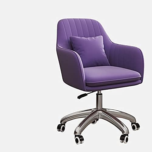 REMYS Office Chair Computer Desk Chair Simplicity Gaming Chair Fashion Casual Desk Chair Bedroom Backrest Computer Armchair (Color : L)