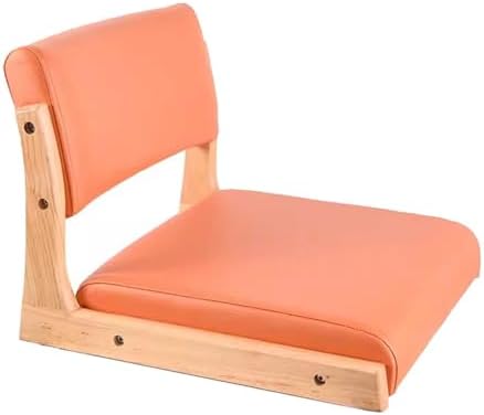 BTZHY Floor Chair Legless Tatami Chair with Backrest Portable Japanese-Style Floor Chair Bay Window Lazy Backrest Chair Meditation Floor Seating for Living Room Bedroom