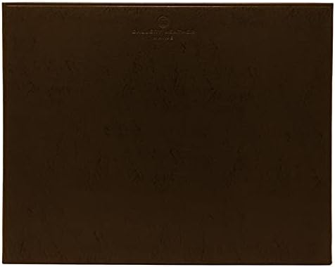 Gallery Leather Smooth Leather Mouse Pad - Landscape Layout Non-Slip &amp Waterproof Great for Work Desk &amp Home Handcrafted - Freeport Mocha - 10 x 8