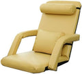 BTZHY Floor Chair Floor Chair with Backrest Foldable Floor Chair Adult Lazy Sofa Meditation Chair Window Chair Multi-Angle Floor Seating Reading Chair Floor Couch Recliner Gaming Floor Chairs(/Beige)