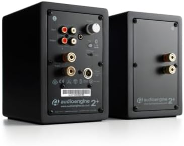 Audioengine A2 Black Computer Speakers with S6 Subwoofer and DS1M Stands