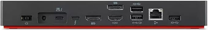 Lenovo 40B00135US Thunderbolt 4 ThinkPad Universal Dock 8K Display Support Up to 100W Power Delivery (Renewed)