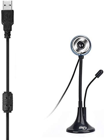 Computer Camera HD Web Camera 640 * 480P Webcam Computer PC Web Cameras with Microphone for Live Broadcast Video Calling Conference Work Teaching