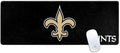 Skinit Large Gaming Mouse Pad - Officially Licensed New Orleans Saints Distressed Design with Stitched Edges Waterproof Non-Slip Rubber Base Desk Mat for Keyboard &amp Mouse 31.5 x 11.8 inches
