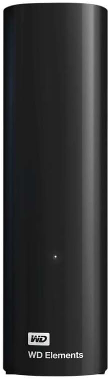 Wd Elements Black 4tb EU-Plug USB 3.0/2.0 3.5in