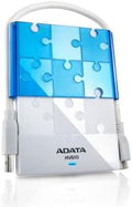 ADATA DashDrive HV610 500 GB USB 3.0 External Hard Drive White (AHV610-500GU3-CWHBL)