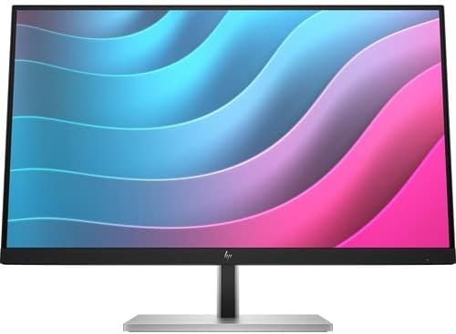 HP E24 G5 23.8 Full HD Desktop Computer Monitor 75Hz 5ms Response Time 16:9 24-inch IPS Technology Anti-glare Height Adjust Tilt Swivel Pivot Rotation 250 Nits Black (Renewed)