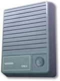 VALCOM VC-V-1074 Talkback Doorplate Surface Speaker- Gray White Box
