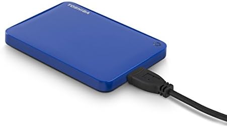 Toshiba Canvio Connect II 2TB Portable Hard Drive Blue (HDTC820XL3C1)