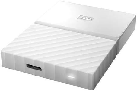 WD 2TB White My Passport Portable External Hard Drive - USB 3.0 - WDBS4B0020BWT-WESN