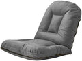 ELEFOCUS Floor Chair with Backrest Foldable Lazy Sofa Meditation Chair Window Chair with 5 Adjustable Positions(/Dark Gray a)