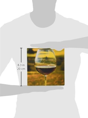3dRose LLC 8 x 8 x 0.25 Inches Mouse Pad Wine Glass Willamette Valley Vineyards Oregon Janis Miglavs (mp_93801_1)