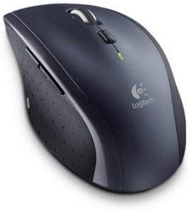 Logitech M705 Marathon Wireless Laser Mouse 2.4 GHz Frequency 30 ft Wireless Range Right-Hand Use Black
