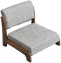 ELEFOCUS Meditation Chair Japanese Bed Vintage Chair with Backrest Multifunctional Timber Chair(Stil 4 B)