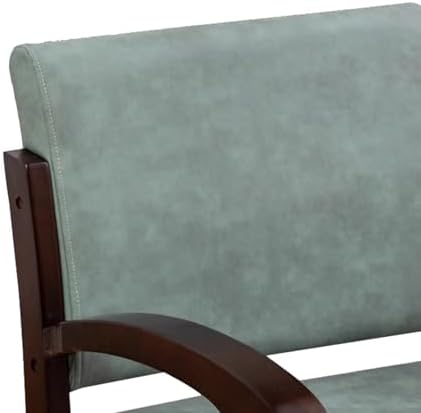 BTZHY Floor Chair Tatami Floor Chair Made of Wood with Backrest and Armrest Meditation Floor Chair Living Room Floor Chair Portable Japanese Legless Chair