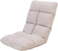 ELEFOCUS Folding Single Sleep Independent Liner Lazy Leisure Sofa Removable and Washable Computer Bed Chair(Beige)